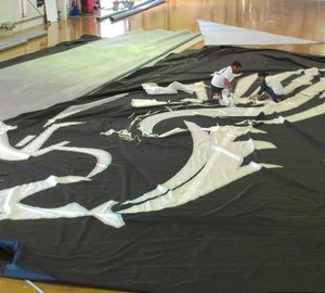 Swan 90 sailing yacht SPIRIT with full set of Doyle Stratis sails