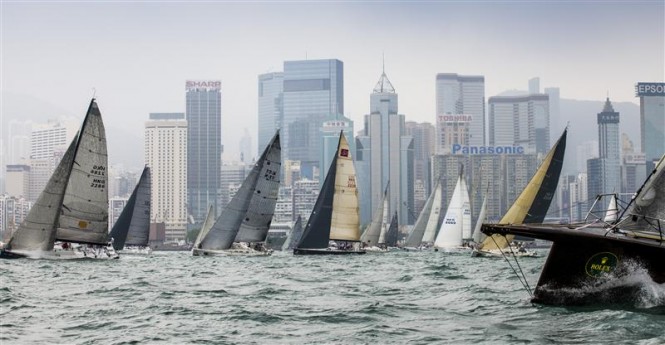 Start of the 50th Anniversary Rolex China Sea Race - Photo by Rolex Daniel Forster