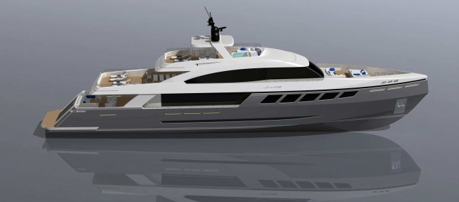 Superyacht CM42 design by AITAC
