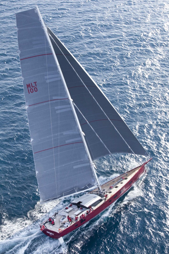 Superyacht NOMAD IV with naval architecture by finot-conq