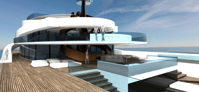 Symphony superyacht concept - Main Deck Aft