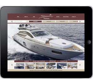 Ferretti Group dealer's motor yacht website wins international award