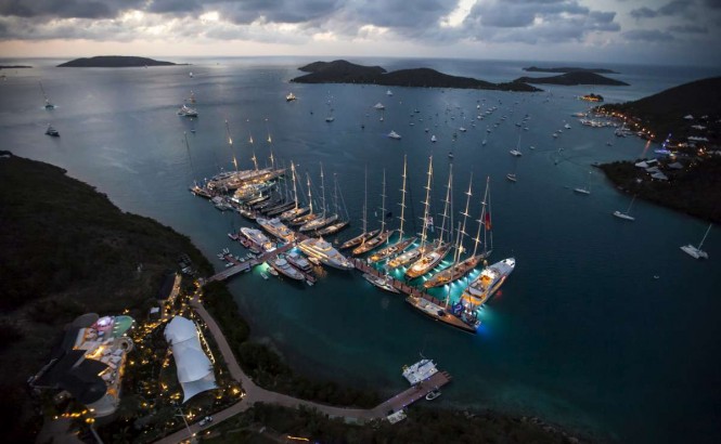 YCCS Clubhouse & Marina, North Sound, Virgin Gorda. Photo Jeff Brown/Superyacht Media