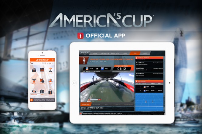 The America’s Cup Official App for iOS and Android