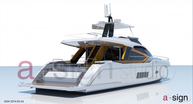 24m Planing yacht 'PROJECT 3024' by Francesco Struglia from A-Sign Studio