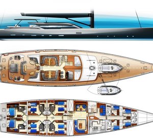 New 44m Charter Yacht project by Tony Castro Yacht Design