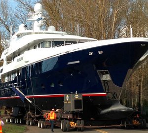 Newly launched 50m Christensen superyacht D'NATALIN IV - latest Glasshape project