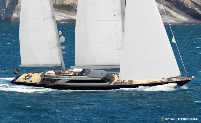 60m Perini Navi Ketch - Sailing yacht C2232