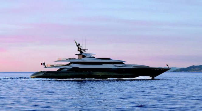 60m mega yacht Sarastar (M60) to be delivered by Mondo Marine in 2015
