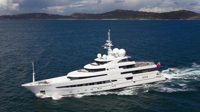 73.6m mega yacht NAIA (ex Pegaso) refitted by Freire Shipyard