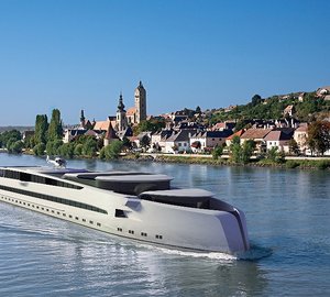 Preliminary design for a Luxury River Yacht unveiled by Dorries Yachts