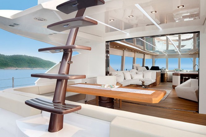 Aboard NISI 2400 Yacht