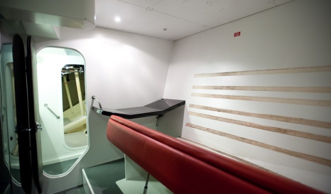 Aboard SAMURAI superyacht  - Photo by Hans Westerink