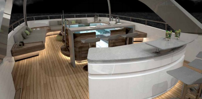 Aboard Sanlorenzo SD126-40 superyacht