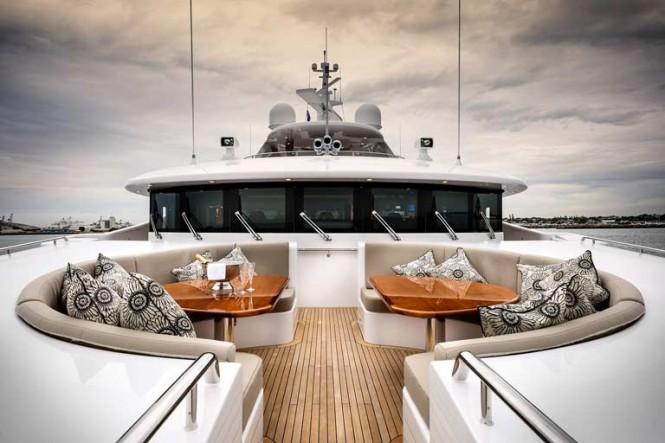 Aboard Waterline-designed superyacht Zenith