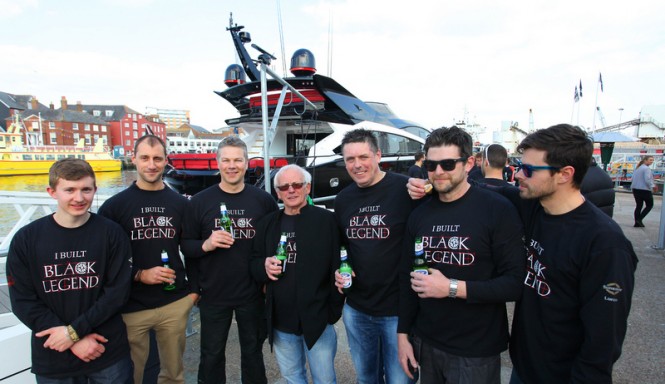 BLACK LEGEND superyacht Build Crew