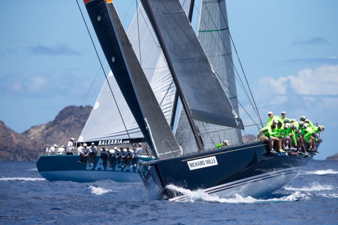 Bella Mente and Balearia Yachts - Image credit to Les Voiles de St. Barth/Christophe Jouany