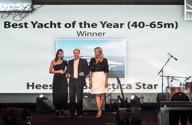 Best Luxury Yacht of 2014 award goes to motor yacht Galactica Star by Heesen Yachts - Image courtesy of Heesen Yachts