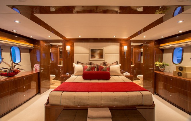 Carbon Copy superyacht - Cabin - Photo by Quin Bisset