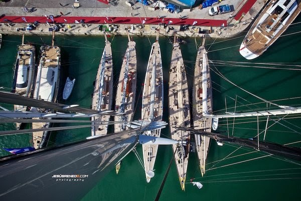 Five J Class Yachts at SYC Palma 2013 - Image Jesús Renedo