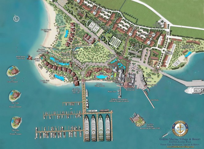 Golfito Marina Village and Resort Latest Property Rendering