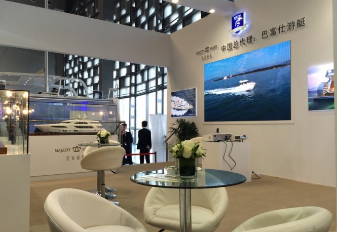 Gulf Craft stand at the 2014 China (Shanghai) International Boat Show