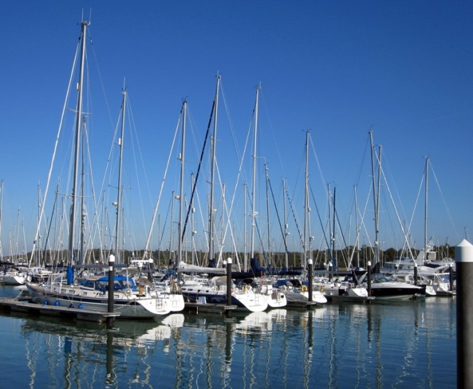 Hamble Point Marina in the lovely Europe yacht charter destination - England
