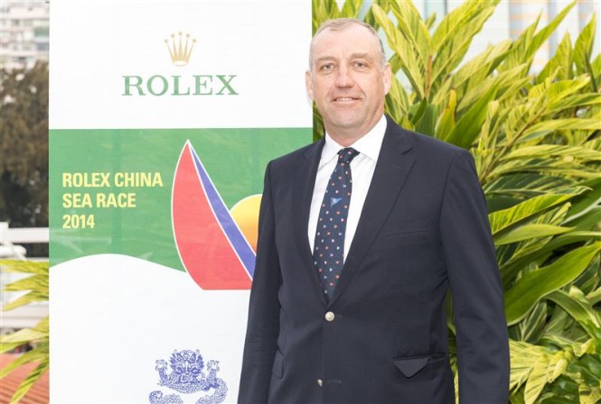 Joachim Isler, Commodore of the Royal Hong Kong Yacht Club - Image credit to Rolex Kurt Arrigo