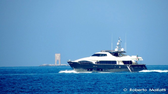 LADY DIA yacht - Photo by Roberto Malfatti