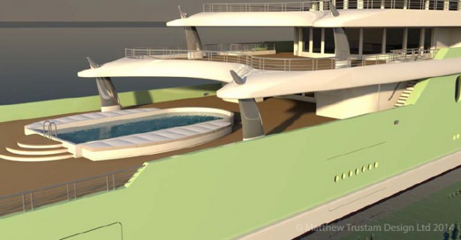Luxury motor yacht MAZU concept - Exterior