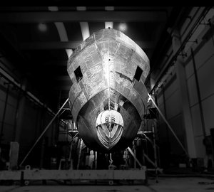 Construction of super yacht WIDER 150' well underway