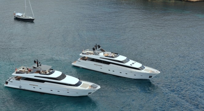 Luxury motor yachts SL104 & SL94 by Sanlorenzo