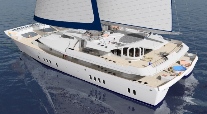 Luxury sailing yacht SPECTRUM 52