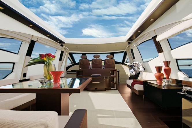 Luxury yacht Azimut 86S - Salon
