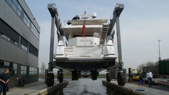 Mulder 70 Futura Yacht Tita One at Mulder Shipyard