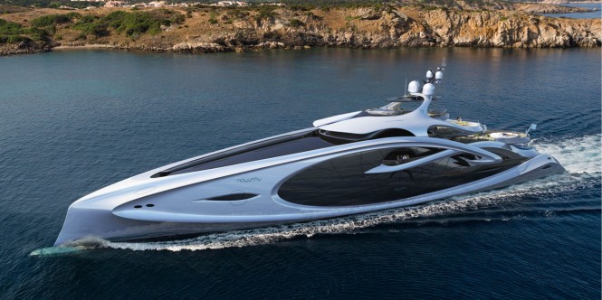 New 90m superyacht NOUVEAU concept by Andy Waugh