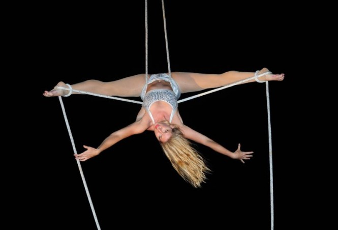 Nichole Raab performs in the Regatta Village - Credit: Todd vanSickle/BVI Spring Regatta