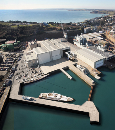 Pendennis' new marine-based facilities