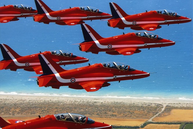 The Red Arrows - Photo credit to Crown Copyright