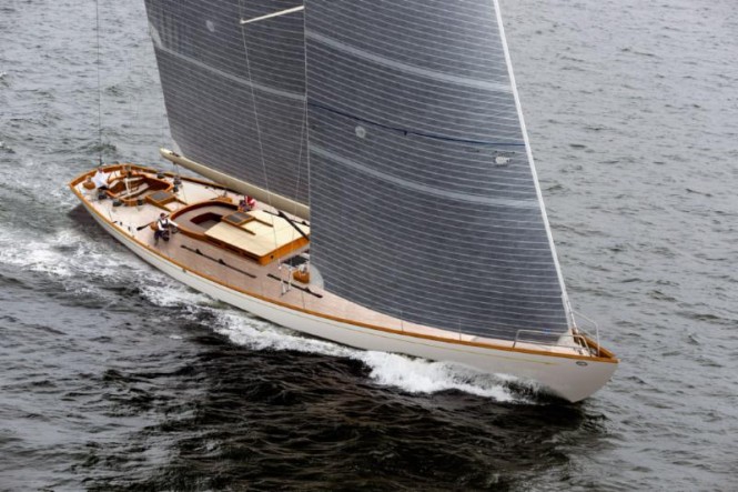 Rendering of superyacht W.100 by Front Street Shipyard and W-Class Yachts