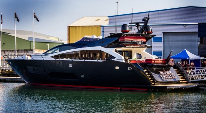 black legend sunseeker yacht