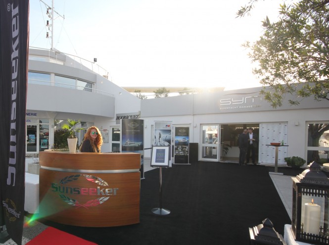 Sunseeker France Group, Sunseeker Monaco and Sunseeker Superyacht Management came together for the Captains Party