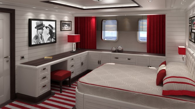 Superyacht FOREVER ONE - Guest cabin