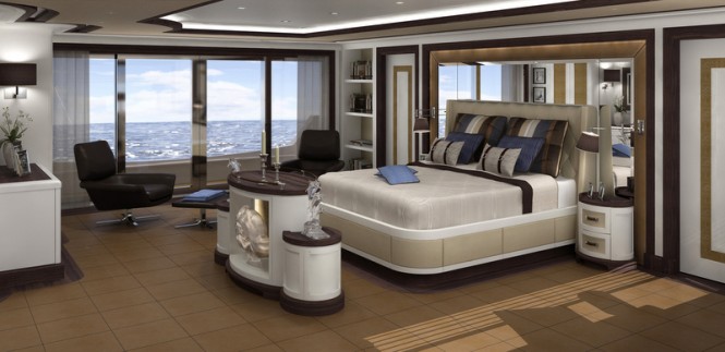 Superyacht FOREVER ONE - Owners Cabin