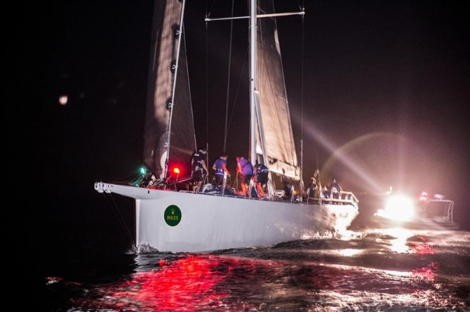 Superyacht Ragamuffin 90 Line Honours Winner 2014 Rolex China Sea Race - Photo by Rolex Kurt Arrigo