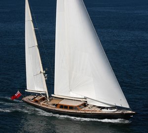Vitters sailing yacht THALIA - the largest yacht to be displayed at Palma Superyacht Show