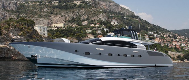 The latest Danish superyacht AeroCruiser 38 II Flybridge