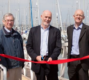 New pontoons officially opened at MDL's Woolverstone Marina