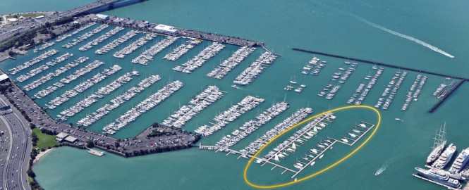 Westhaven Marina in the lovely New Zealand yacht charter destination - Auckland