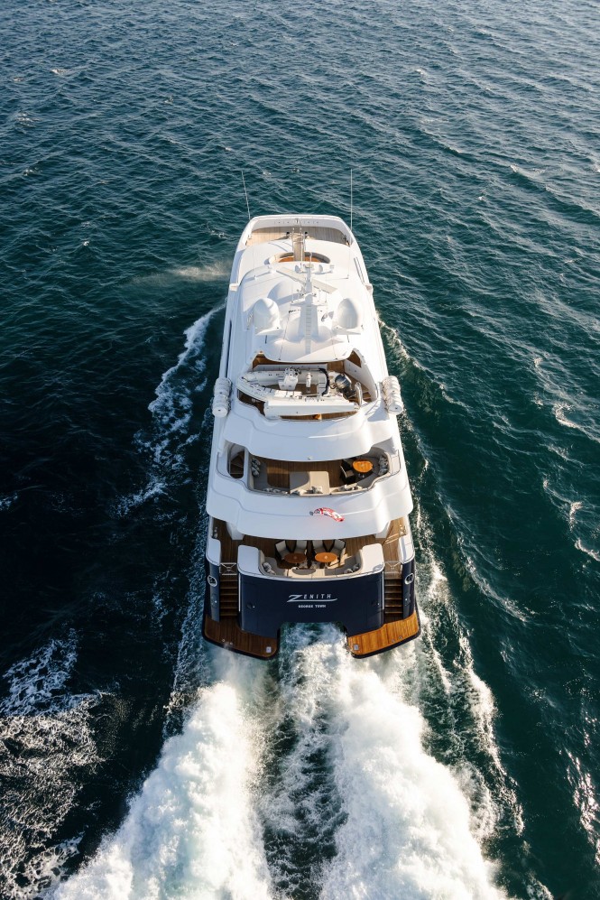 Zenith Yacht from above